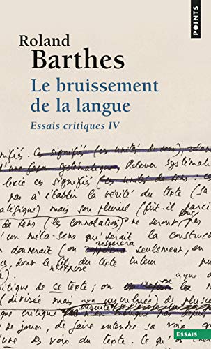 Le Bruissement de la langue: Essais critiques IV von Points