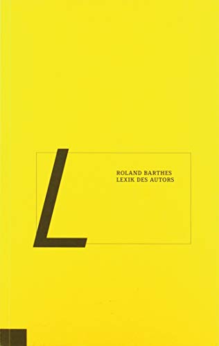 Lexik des Autors: Seminar 1973 – 1974 und Unveröffentlichte Fragmente »Über mich selbst«