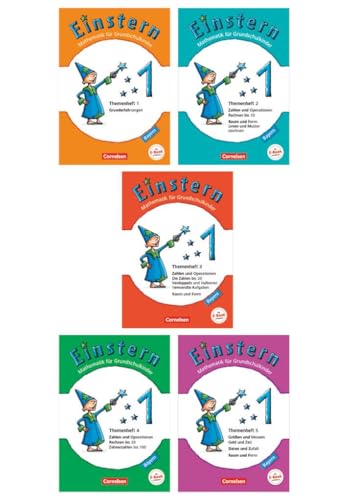 Einstern - Mathematik - Bayern 2014 - Band 1: Themenhefte 1-5 und Kartonbeilagen im Paket - Verbrauchsmaterial von Cornelsen Verlag GmbH