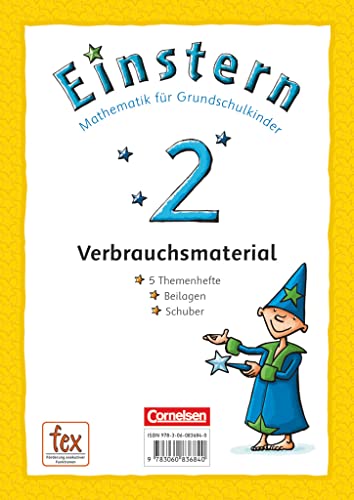 Einstern - Mathematik - Ausgabe 2015 - Band 2: Themenhefte 1-5 und Kartonbeilagen mit Schuber - Verbrauchsmaterial