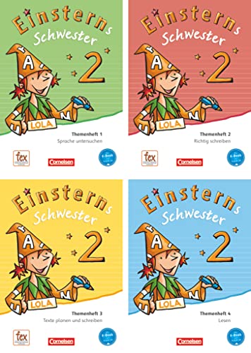 Einsterns Schwester - Sprache und Lesen - Neubearbeitung: 2. Schuljahr - Themenhefte 1-4 und Projektheft mit Schuber: Leihmaterial (Einsterns Schwester: Sprache und Lesen - Ausgabe 2015)