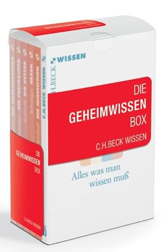 Die Geheimwissen Box: Enthält: 2133 Reinalter, Die Freimaurer; 2023 Edighoffer, Die Rosenkreuzer; 2383 Auffarth, Die Ketzer; 2082 Behringer, Hexen; 2340 Schwerhoff, Die Inquisition