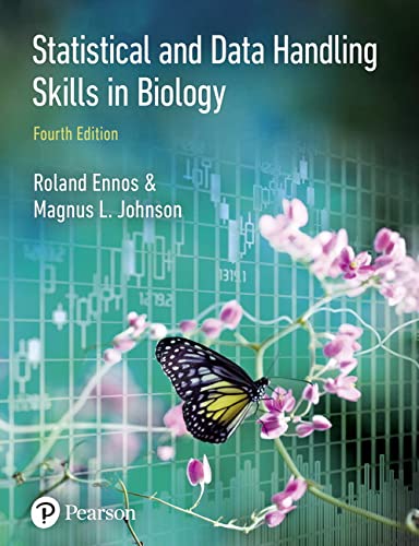 Statistical And Data Handling Skills in Biology von Pearson