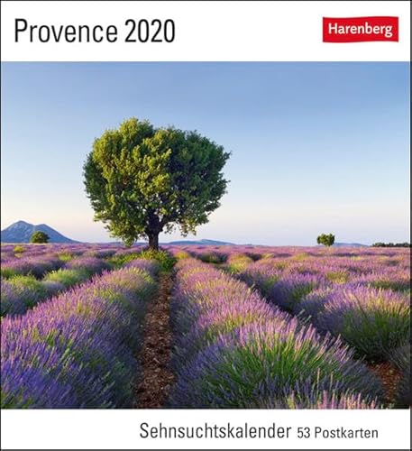 Provence Postkartenkalender 2020. Wochenkalendarium. Blockkalender. Format 16 x 17,5 cm: Sehnsuchtskalender, 53 Postkarten