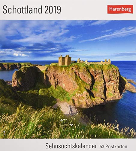 Schottland - Kalender 2019: Sehnsuchtskalender, 53 Postkarten