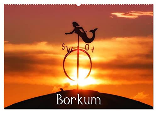 Borkum (Wandkalender 2025 DIN A2 quer), CALVENDO Monatskalender von CALVENDO