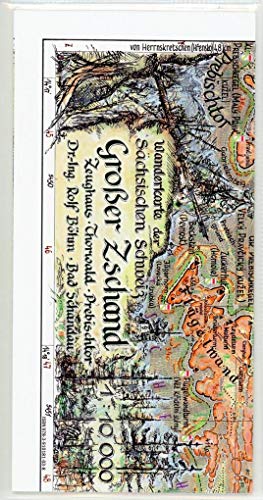 Großer Zschand 1:10000: Wanderkarte der Sächsischen Schweiz. Zeughaus, Thorwald, Prebischtor