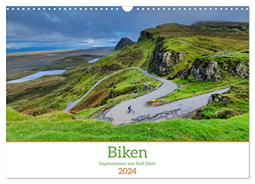 Biken - Impressionen von Rolf Dietz (Wandkalender 2024 DIN A3 quer), CALVENDO Monatskalender