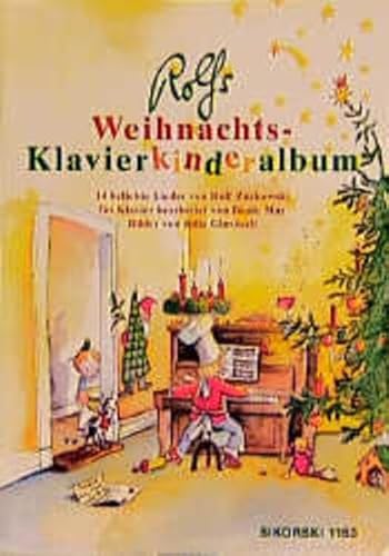 Rolfs Weihnachts-Klavierkinderalbum: 14 weihnachtliche Lieder, leicht bis mittelschwer bearbeitet für Klavier und Gesang (Ed. 1153): 14 beliebte Lieder