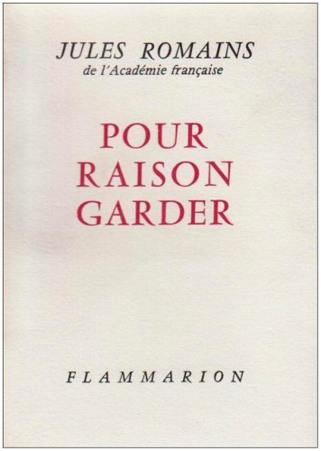 Pour raison garder (Vieux Fonds Fic) von Flammarion