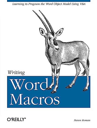 Writing Word Macros Rev von O'Reilly Media