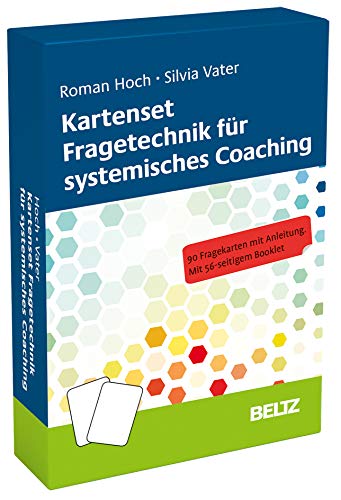 Kartenset Fragetechnik für systemisches Coaching: 90 Fragekarten mit Anleitung. Mit 56-seitigem Booklet (Coachingkarten)