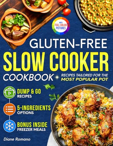 Gluten-Free Slow Cooker Cookbook: Fuss-Free and Flavorful Recipes Tailored for the Most Popular Slow Cooker | Includes Dump & Go and 5-Ingredient Meals Ideal for Busy People (Gluten-Free Ideas) von Independently published