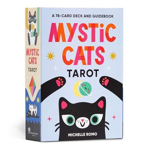 Mystic Cats Tarot: A 78-card Deck and Guidebook von Sterling Ethos