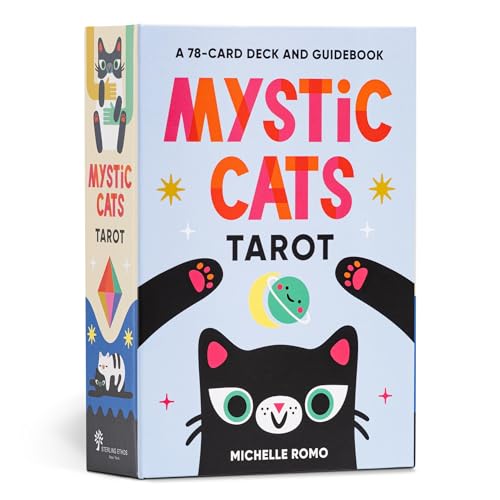 Mystic Cats Tarot: A 78-Card Deck and Guidebook von Sterling Ethos