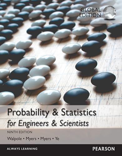 Probability & Statistics for Engineers & Scientists, Global Edition von Pearson