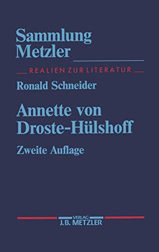 Annette von Droste-Hülshoff (Sammlung Metzler)