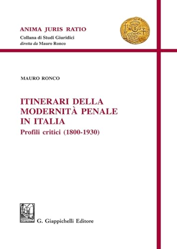 Itinerari della modernità penale in Italia. Profili critici (1800-1930) (Anima juris ratio) von Giappichelli