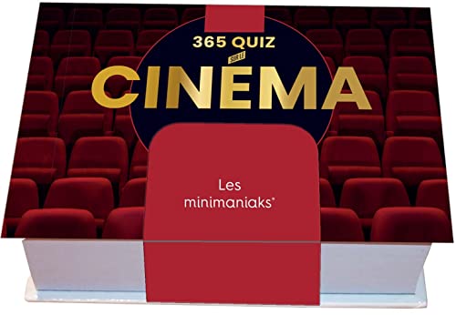 Minimaniak 365 quiz sur le cinéma - mini calendrier von 365 PARIS