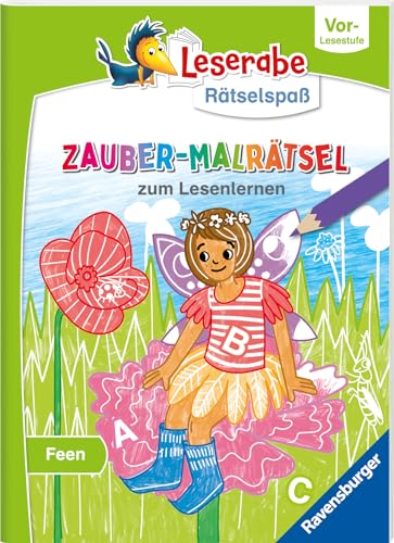 Leserabe Rätselspaß Zauber-Malrätsel zum Lesenlernen: Feen (Vor-Lesestufe) von Ravensburger Verlag GmbH