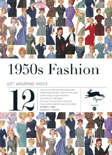 1950s Fashion: Gift and Creative Paper Book Vol. 26: Gift Wrapping Paper (Gift Wrapping Paper Book, Band 26)