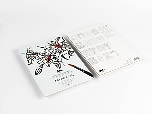 Art Nouveau: Artists' Colouring Book