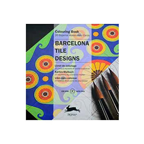 Barcelona Tile Designs: Colouring Cards / Karten-Sets zum Ausmalen Barcelona Tile Designs: Colouring Cards / Karten-Sets zum Ausmalen