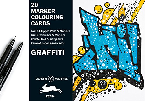Graffiti Style: Marker Colouring Postcards Graffiti Style: Marker Colouring Postcards