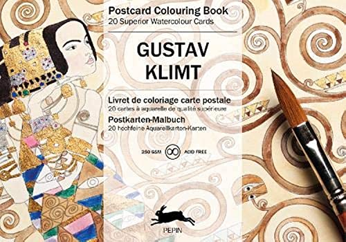 Gustav Klimt: Postcard Colouring Book / Postkarten - Malbuch (Postcard coloring book) von Pepin Press