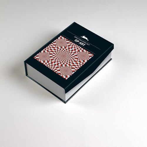 OP ART: Greeting Card Set / Grusskarten Set / Set de Cartes de voeux (PEPIN GREETING CARD SET)