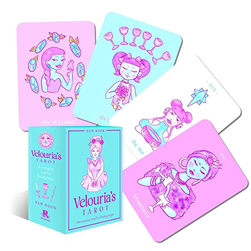 Velouria's Tarot: An Intuitive Tool for Finding Hope, 78 Gilded Cards and 176-page Guidebook