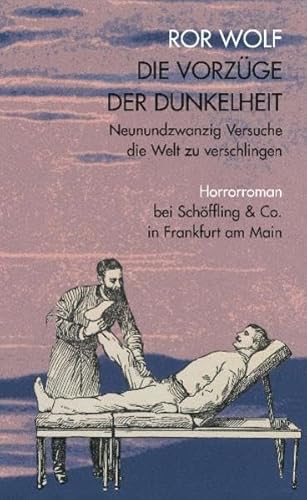 Die Vorzüge der Dunkelheit: Neunundzwanzig Versuche die Welt zu verschlingen. Horrorroman von Schoeffling + Co.