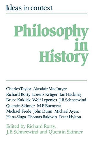 Philosophy in History: Essays in the Historiography of Philosophy (Ideas in Context)