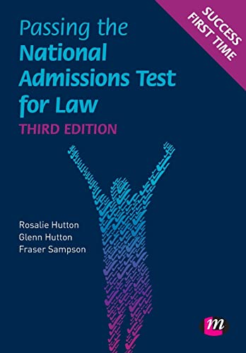 Passing the National Admissions Test for Law (LNAT) (Student Guides to University Entrance)