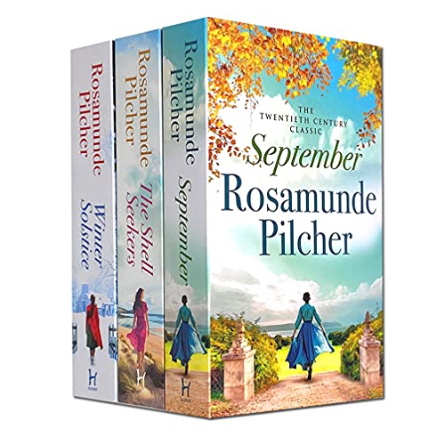 Rosamunde Pilcher Collection 3 Book set, September ,Winter Solstice ,The Shell Seekers