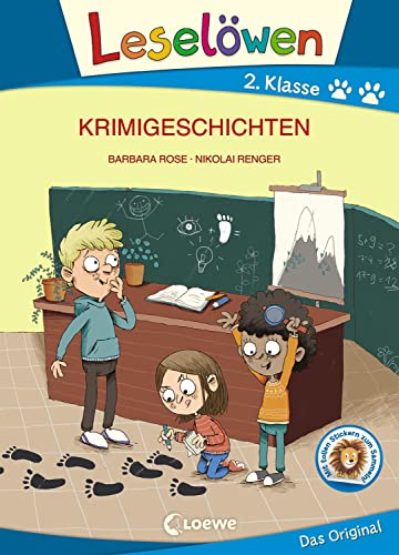 Leselöwen 2. Klasse - Krimigeschichten (Großbuchstabenausgabe): Erstlesebuch für Kinder ab 6 Jahren