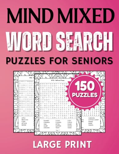 Mind Mixed Word Search: Puzzles for Seniors von Independently published