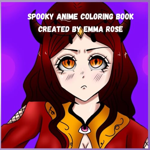 Spooky Anime Coloring Book von Independently published