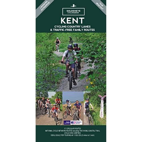 Kent: Cycling Country Lanes & Traffic Free Family Routes (Goldeneye Cyclinguides) von Goldeneye
