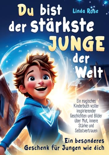 Du bist der stärkste Junge der Welt: Ein magisches Kinderbuch voller inspirierender Geschichten und Bilder über Mut, innere Stärke und Selbstvertrauen von Lucid Page Media