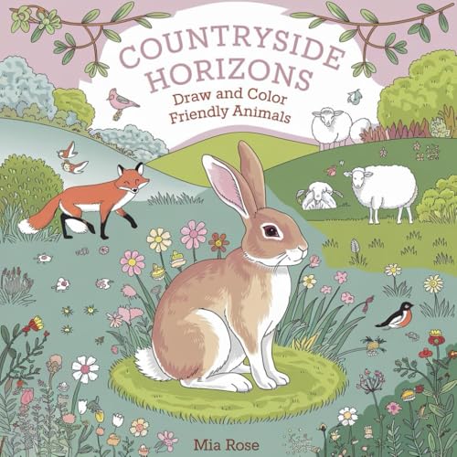 Countryside Horizons: Draw and Color Friendly Animals - A Relaxing Coloring Book for Kids Countryside Horizons: Draw and Color Friendly Animals - A Relaxing Coloring Book for Kids von Independently published