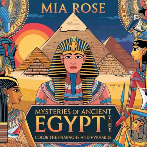 Mysteries of Ancient Egypt: Color the Pharaohs and Pyramids – A Stunning Coloring Adventure (The ancient civilizations) von Independently published