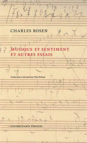 Musique et sentiment et autres essais von CONTRECHAMPS