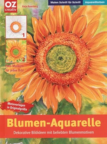 Blumen-Aquarelle: Dekorative Bildideen mit beliebten Blumenmotiven