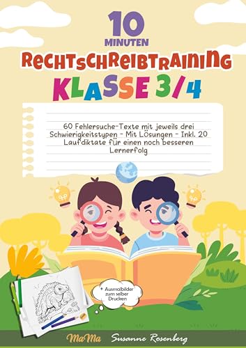 10 Minuten Rechtschreibtraining Klasse 3/4 von Lucid Page Media