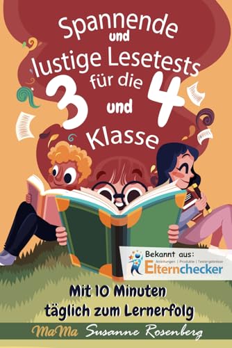 Spannende und lustige Lesetests für die 3. und 4. Klasse: Mit 10 Minuten täglich zum Lernerfolg von MaMa Verlag