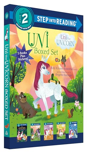 Uni the Unicorn Step into Reading Boxed Set: Uni Brings Spring; Uni's First Sleepover; Uni Goes to School; Uni Bakes a Cake; Uni and the Perfect Present von Random House Books for Young Readers