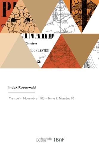 Index Rosenwald von Hachette Livre BNF