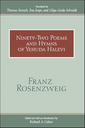 Ninety-Two Poems and Hymns of Yehuda Halevi