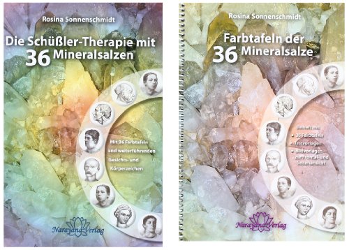 Die Schüßler-Therapie mit 36 Mineralsalzen: Mit 36 Farbtafeln und weiterführenden Gesichts- und Körperzeichen 2 Bände (Lehrbuch mit Farbtafelnbeiheft)